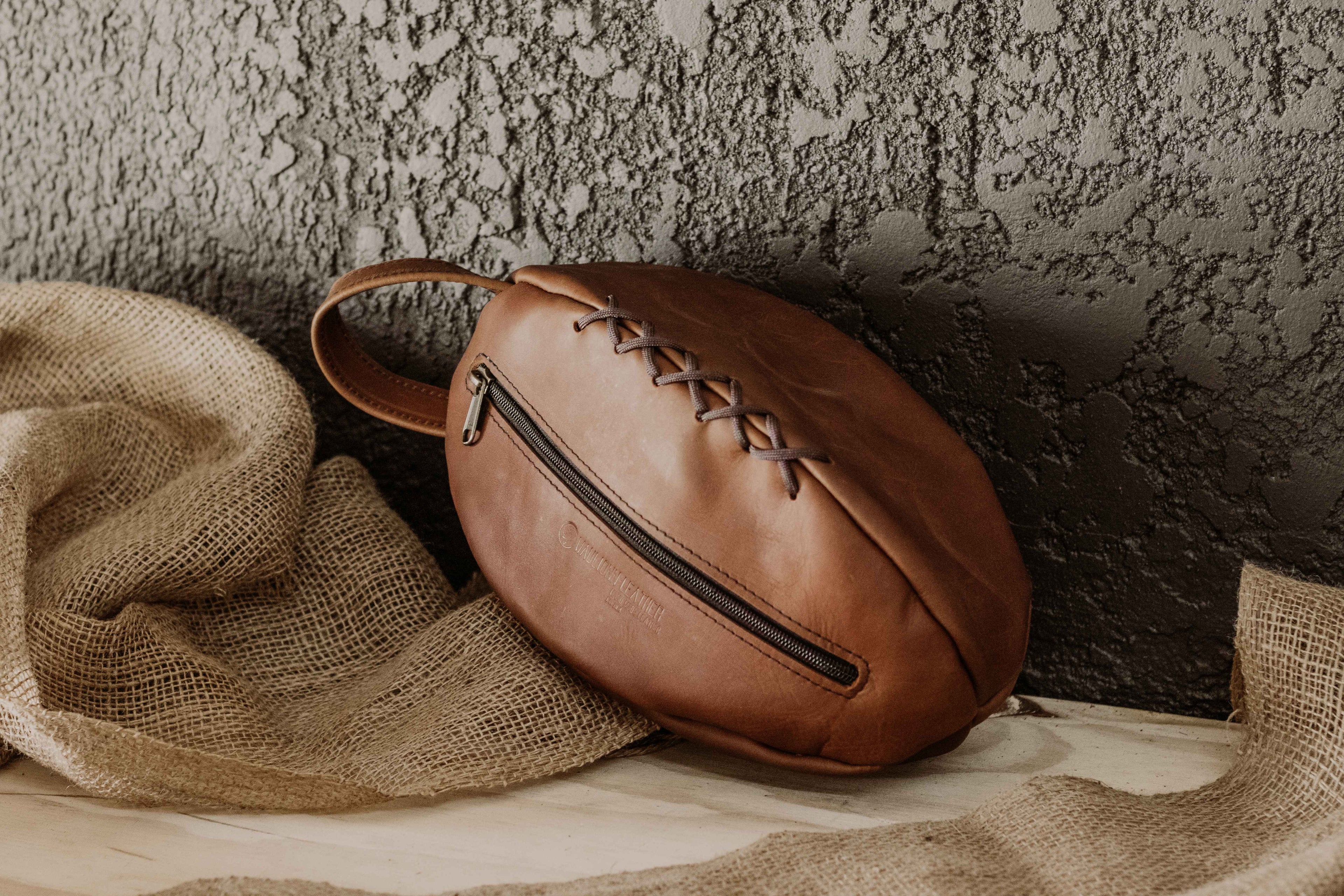 Rugby Ball Toiletry Bag