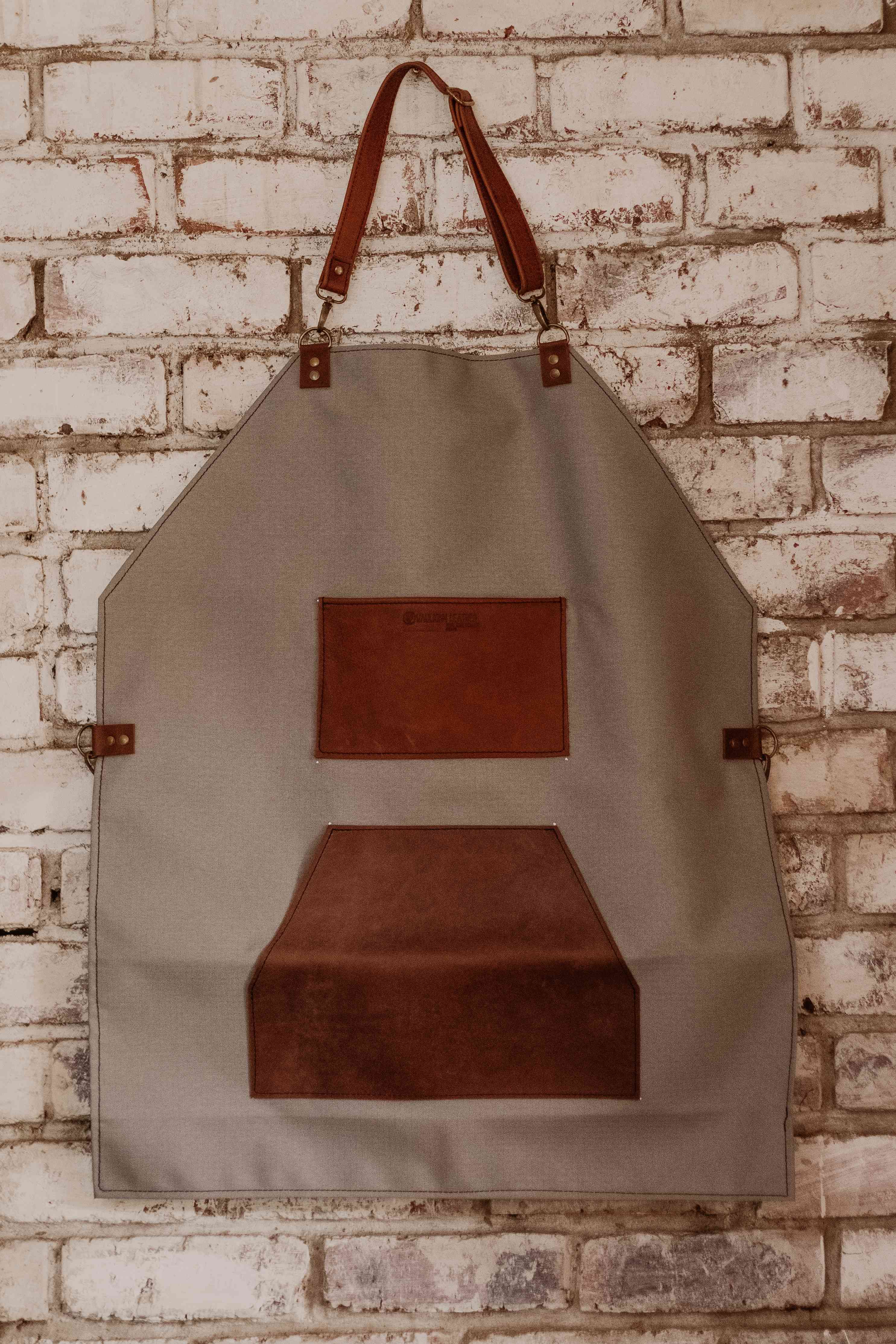 Leather & Ripstop Canvas Apron